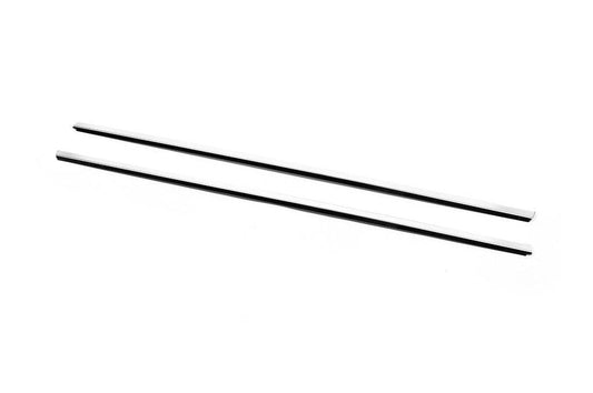 Window trim (2 pcs, stainless steel) for Opel Combo 2002-2012 - Reelken Auto