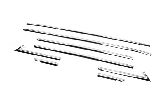 The lower moldings of glass OmsaLine (8 PCs, stainless.) for Opel Crossland X - image 2