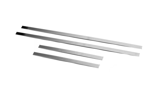 Outside border windows (4 pcs, stainless steel.) for Suzuki Equator 2009↗ - Reelken Auto