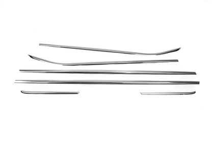 Window Trim (6 pcs, Stainless Steel) for Opel Corsa E 2015-2019 - image 3