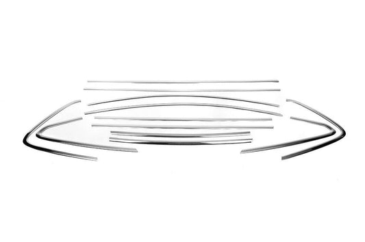 Full frames are glasses (HB, 12 PCs, stainless steel) for Opel Astra J 2009-2015 - Reelken Auto