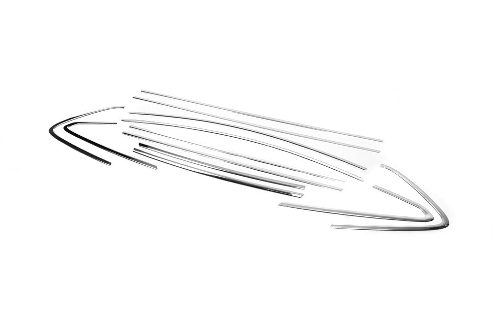 Full Window Trim (HB, 12 pcs, Stainless Steel) for Opel Astra J 2009-2015 - image 3