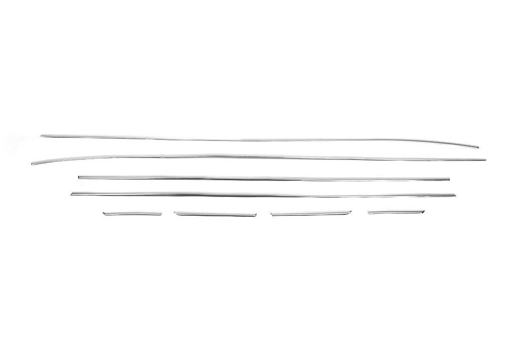 Side window molding (HB, stainless steel) for Hyundai I-30 2012-2017 - Reelken Auto