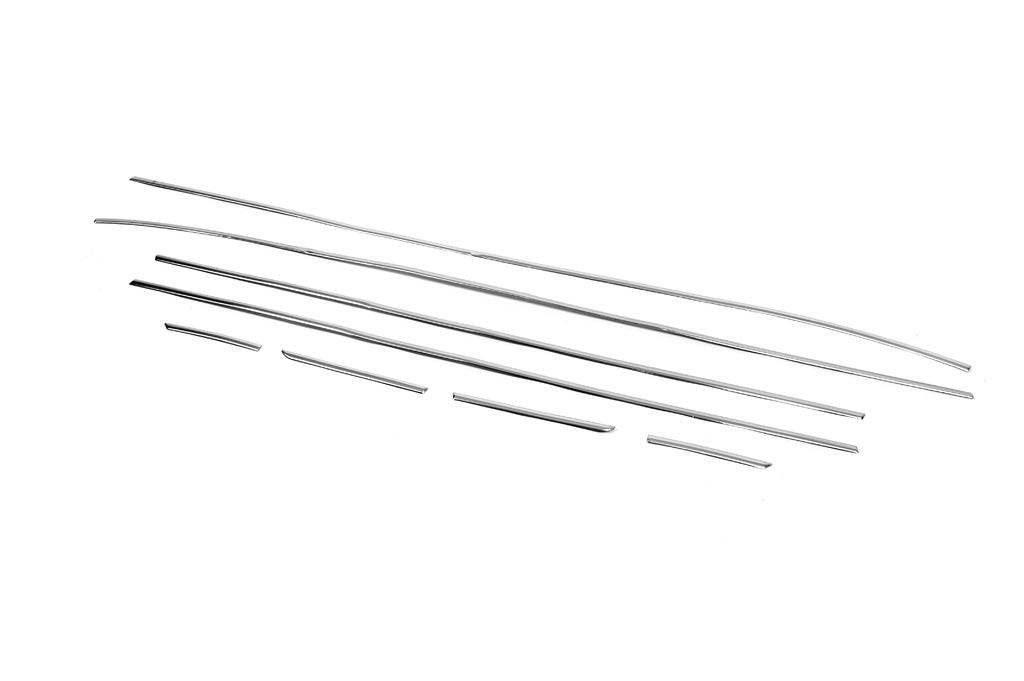 Side window molding (HB, stainless steel) for Hyundai I-30 2012-2017 - Reelken Auto