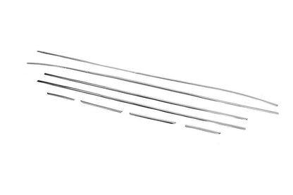 Side window molding (HB, stainless steel) for Hyundai I-30 2012-2017 - Reelken Auto