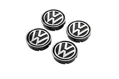 Wheel center caps 60/55mm vw6055kolp (4 pcs) for Volkswagen - image 2