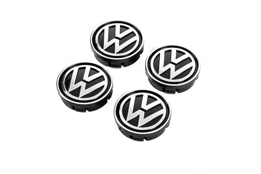 Wheel center caps 60/55mm vw6055kolp (4 pcs) for Volkswagen - image 2