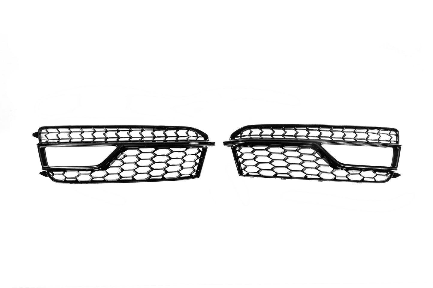 Fog Light Grilles RS-Style (Sport, 2011-2015, 2 pcs, Black) for Audi A5 2007-2015 - image 2