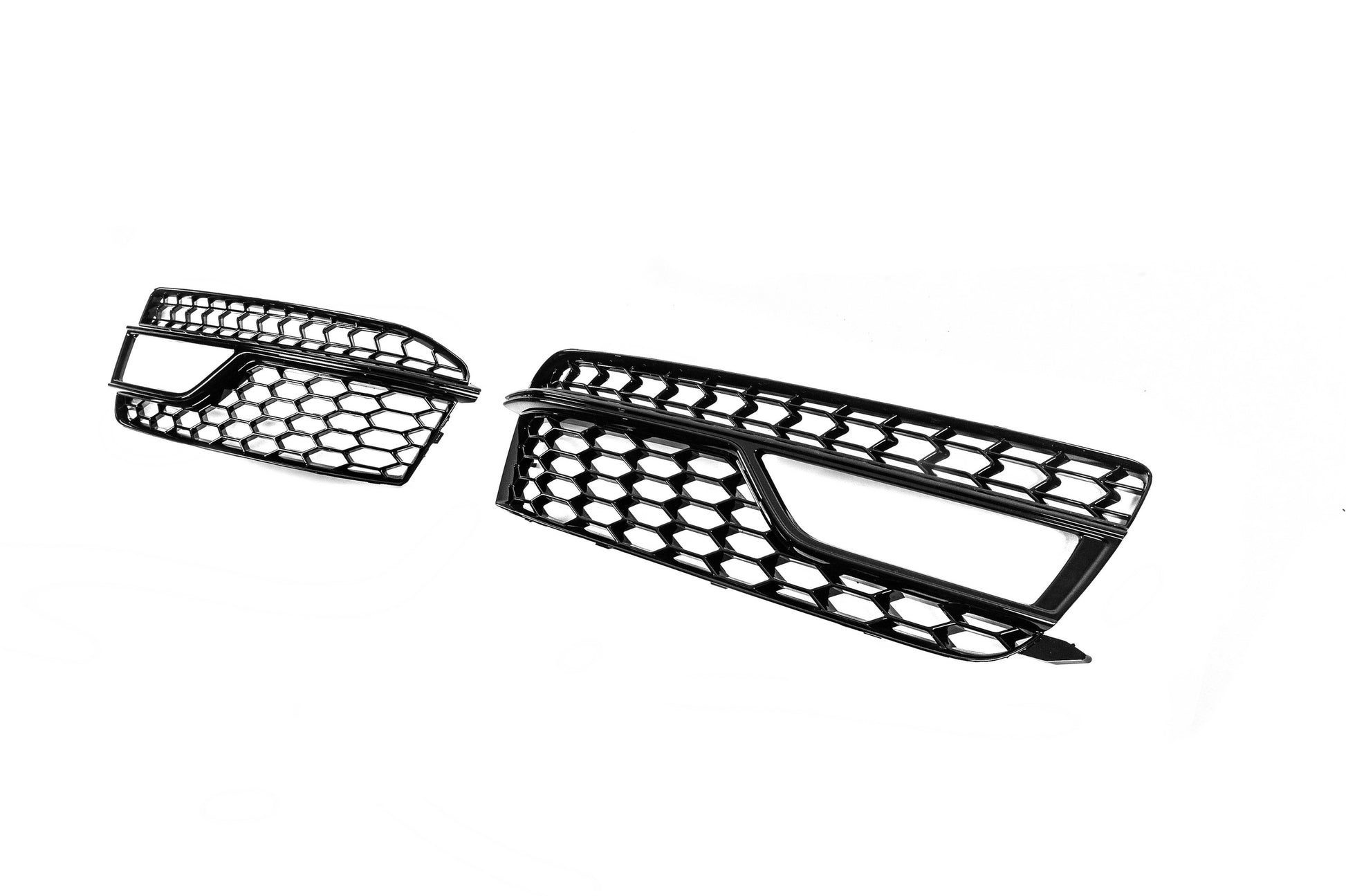 Fog Light Grilles RS-Style (Sport, 2011-2015, 2 pcs, Black) for Audi A5 2007-2015 - image 3