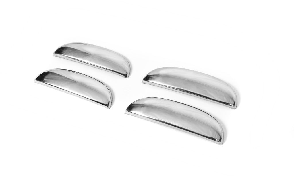 Chrome Door Handle Covers (4 pcs, Stainless Steel) for Fiat Albea 2002-2012 - image 3