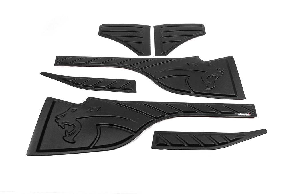 Molding on the top of the door (6 pcs, ABS) for Nissan Navara/NP300 2016- - Reelken Auto