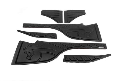 Molding on the top of the door (6 pcs, ABS) for Nissan Navara/NP300 2016- - Reelken Auto