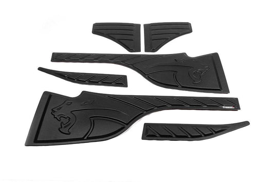 Molding on the top of the door (6 pcs, ABS) for Nissan Navara/NP300 2016- - Reelken Auto