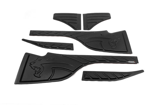 Upper door moldings (6 pcs, ABS) for Nissan Navara/NP300 2016- - image 2