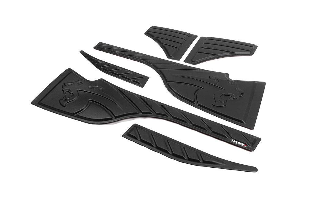 Molding on the top of the door (6 pcs, ABS) for Nissan Navara/NP300 2016- - Reelken Auto