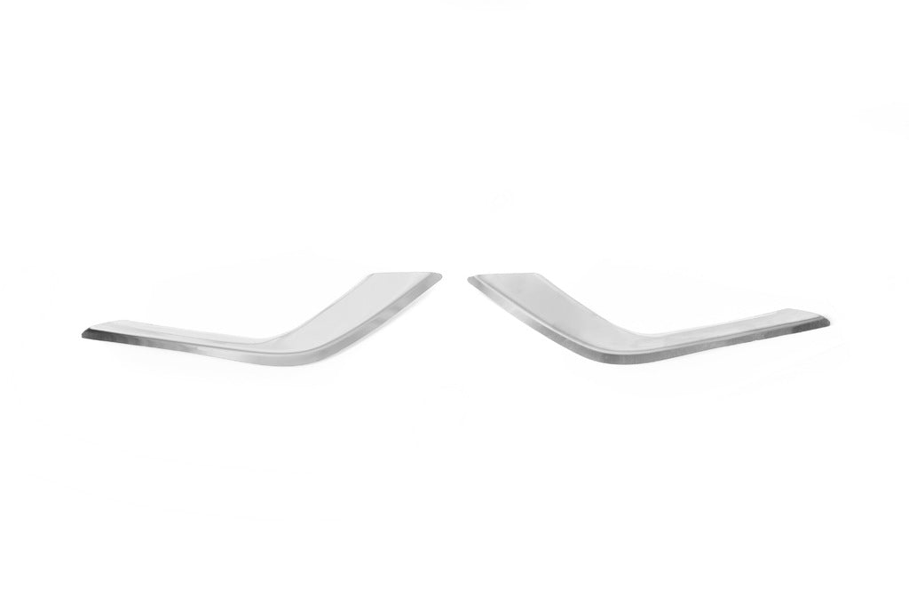 Fog light covers (2018↗, 2 pcs, stainless steel) for Ford Courier 2014-2023 - image 2