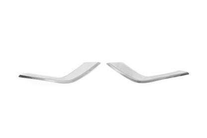 Covers for fog lights (2018↗, 2 pcs, stainless steel) for Ford Courier 2014-2023 - image 1