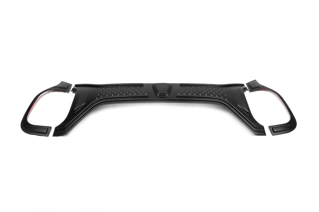 Plastic overlay on the trunk lid (3 parts) for Dacia Duster 2018-2024 - Reelken Auto
