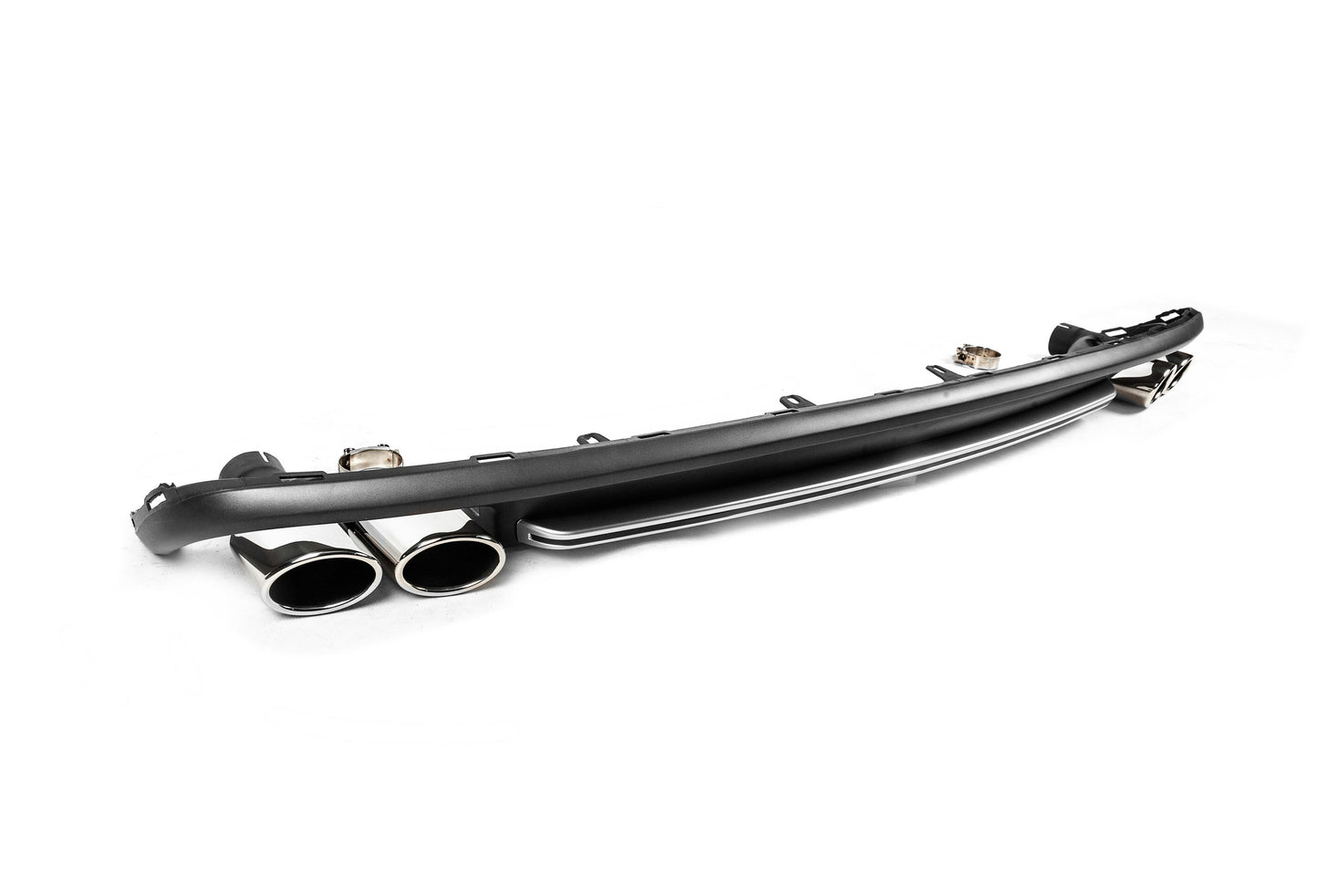 Rear diffuser with RS-Style V-2 nozzles (2011-2014) for Audi A6 C7 2011-2017 - image 4