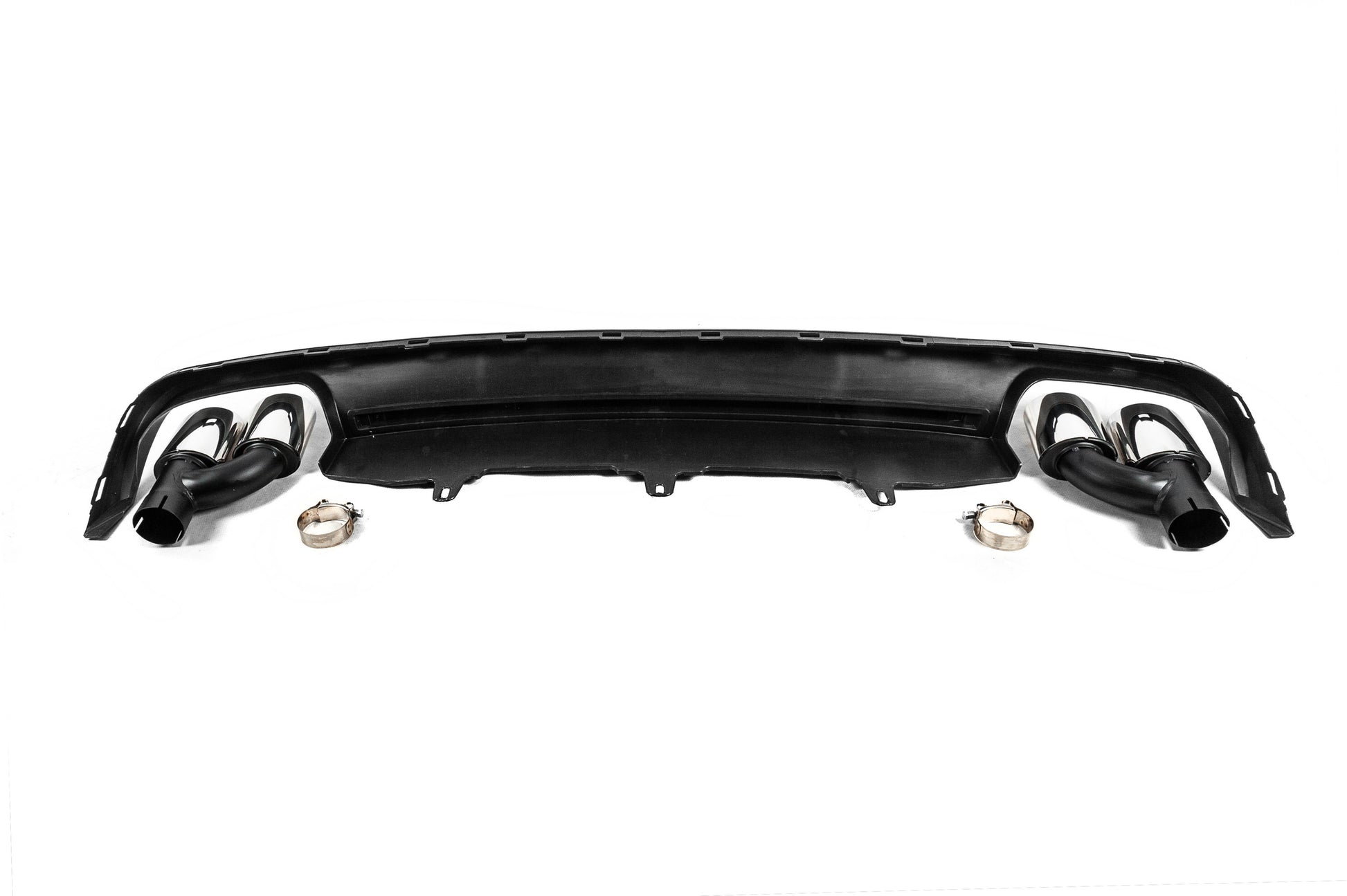 Rear diffuser with RS-Style V-2 nozzles (2011-2014) for Audi A6 C7 2011-2017 - image 7