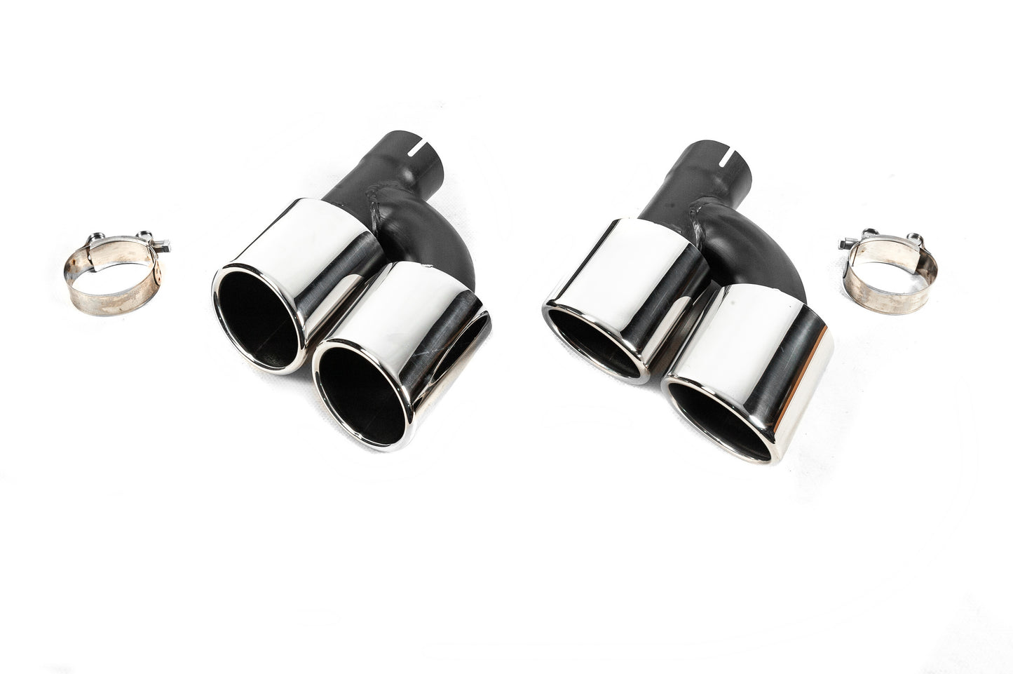 Rear Diffuser with Exhaust Tips RS-Style V-2 (2011-2014) for Audi A6 C7 2011-2017 - image 8