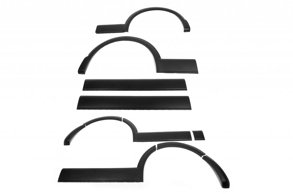 Set of fender flares and moldings (11 pieces) for Volkswagen T5 Transporter 2003-2010 - image 27