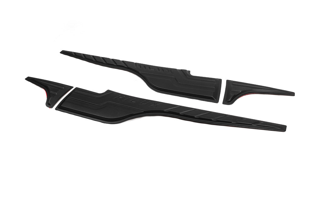 Upper door moldings (4 pcs, ABS) for Toyota Hilux 2015- - image 6