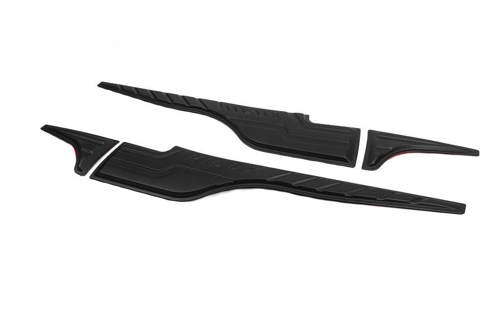 Molding on the top of the door (4 pcs, ABS) for Toyota Hilux 2015↗ - Reelken Auto