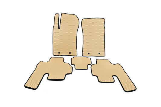 EVA Floor Mats (Beige) for SsangYong Kyron 2005-2014 - image 1
