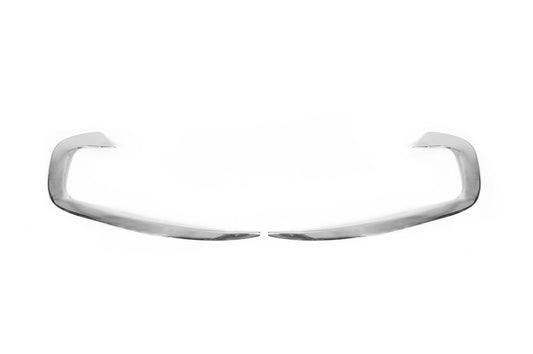 Eyelashes for headlights (2 pcs., stainless steel) for Ford Courier 2014-2023 - image 2