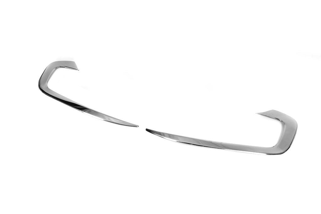 Eyelashes for headlights (2 pcs., stainless steel) for Ford Courier 2014-2023 - image 3