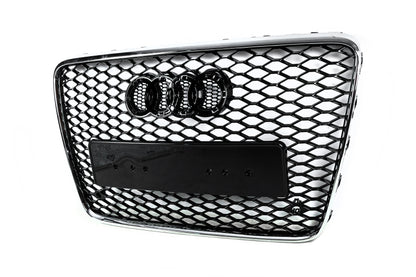 Front Grille RSQ-Style (black with chrome) for Audi Q7 2005-2015 - image 6