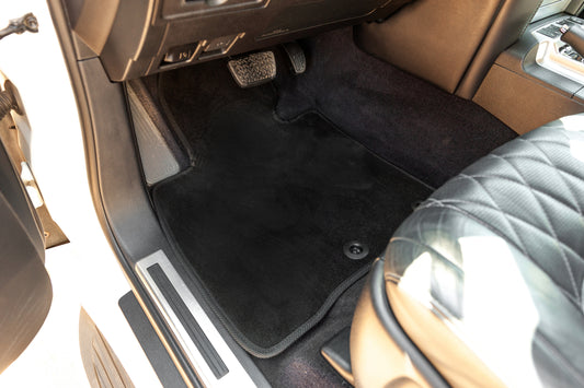 Carpets textile Classic textile Classic V-2 (2012-2021, Black) for Toyota Land Cruiser 200 - image 1