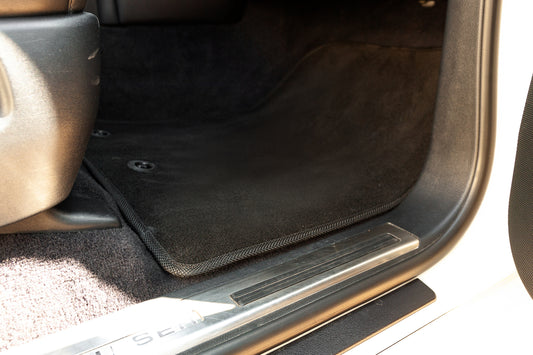 Carpets textile Classic textile Classic V-2 (2012-2021, Black) for Toyota Land Cruiser 200 - image 2