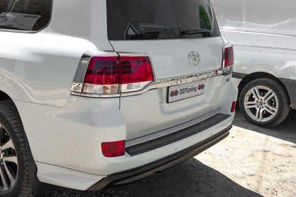Chrome Tail Light Covers (2015+, 4pcs, Plastic) for Toyota Land Cruiser 200 2007-2021 - image 5