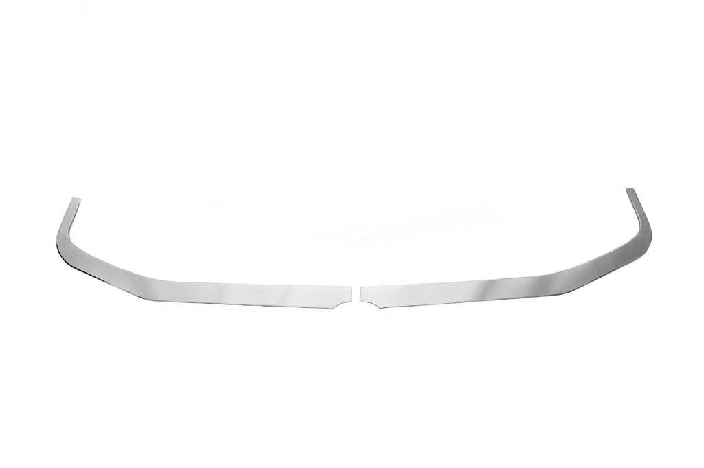 Rear glass edge V-2 Carmos (2 pcs, stainless steel) for Mercedes Sprinter W907/W910 2018↗ - Reelken Auto