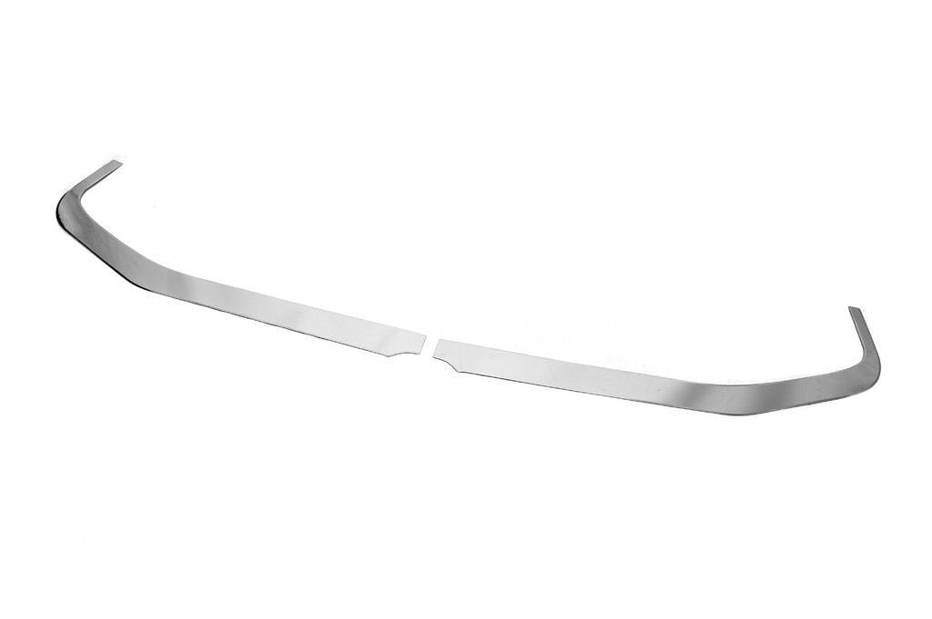 Rear glass edge V-2 Carmos (2 pcs, stainless steel) for Mercedes Sprinter W907/W910 2018↗ - Reelken Auto