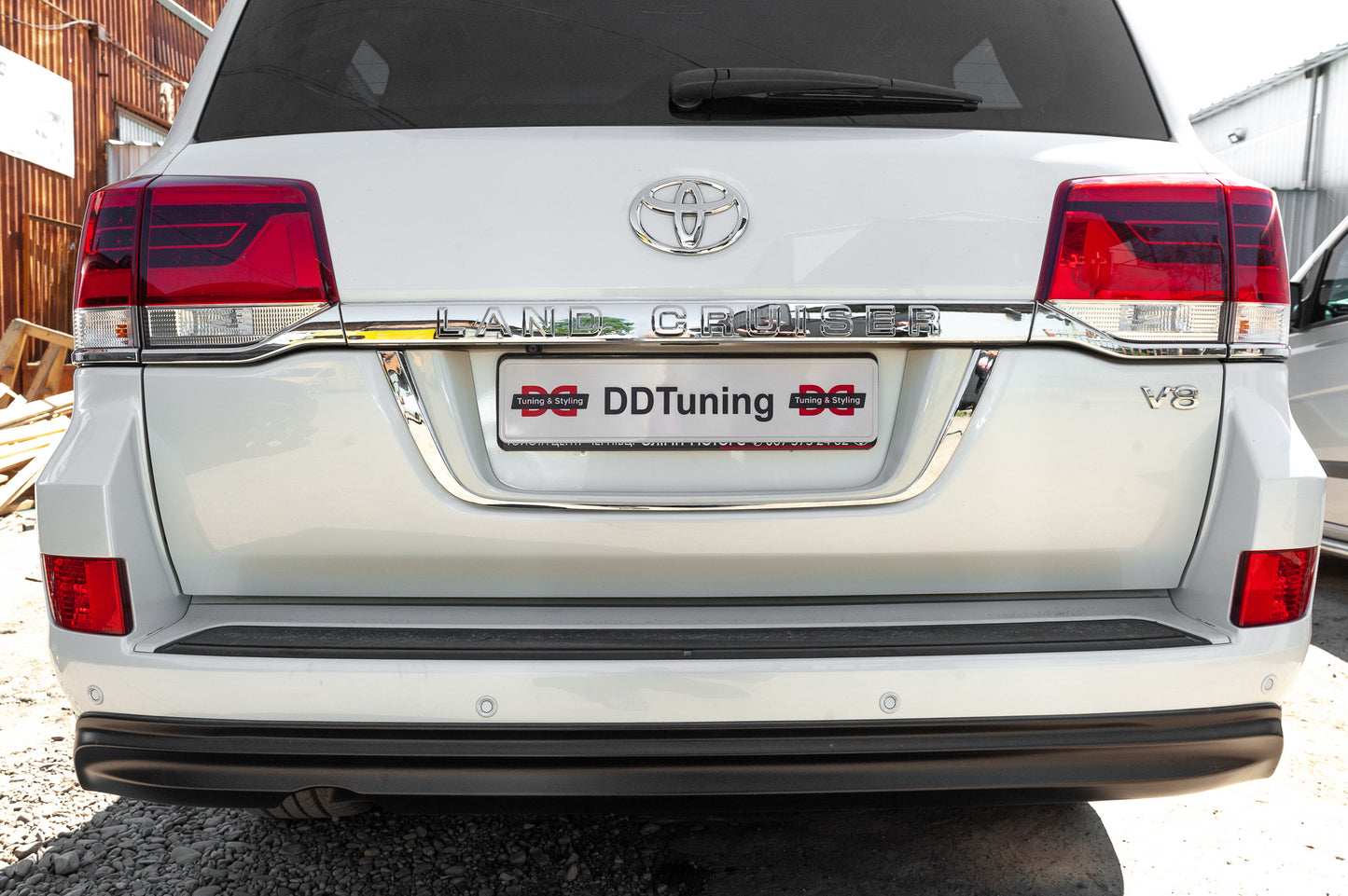 License Plate Holder Standard for Toyota Land Cruiser 200 2007-2021 - image 3