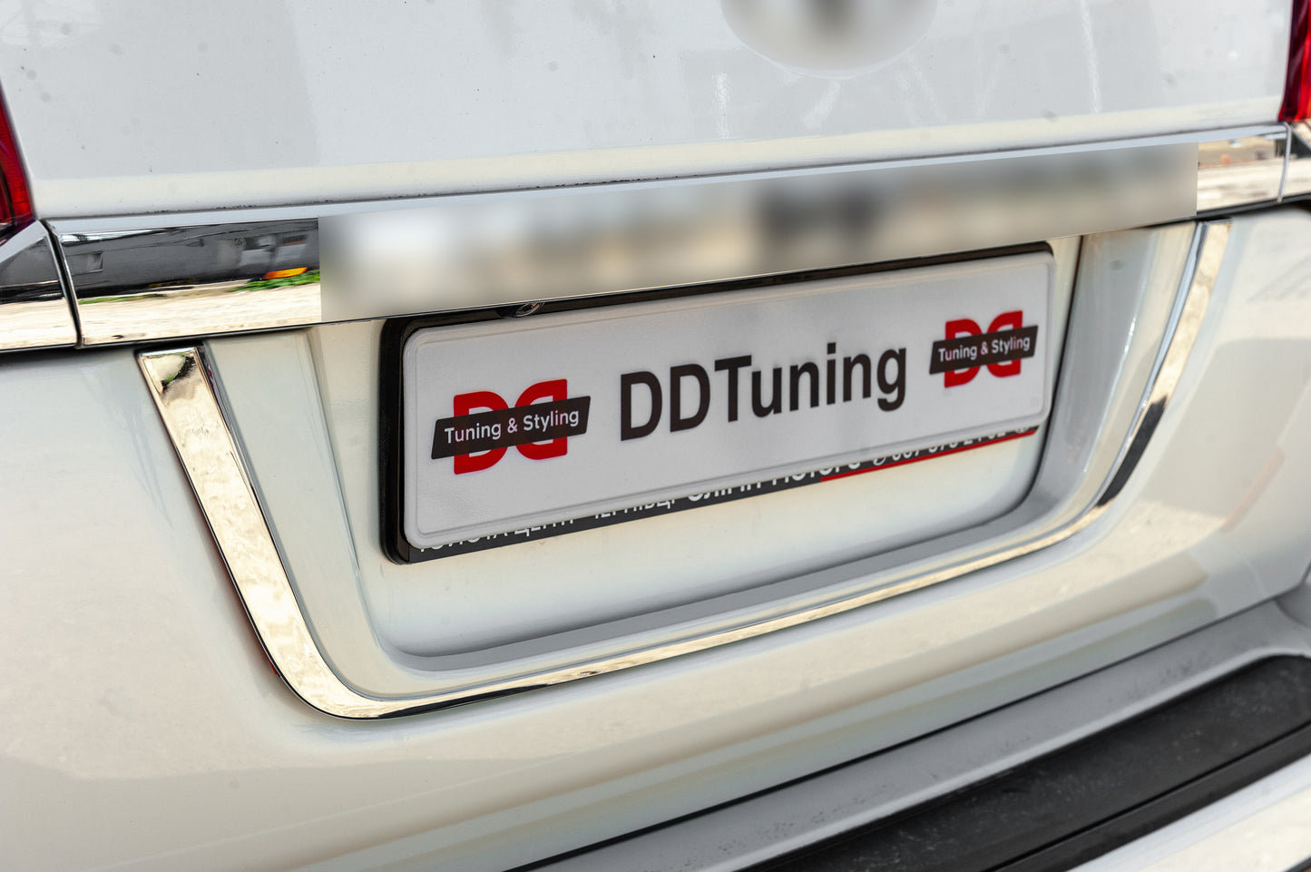 License Plate Trim OEM (2016+) for Toyota Land Cruiser 200 2007-2021 - image 1