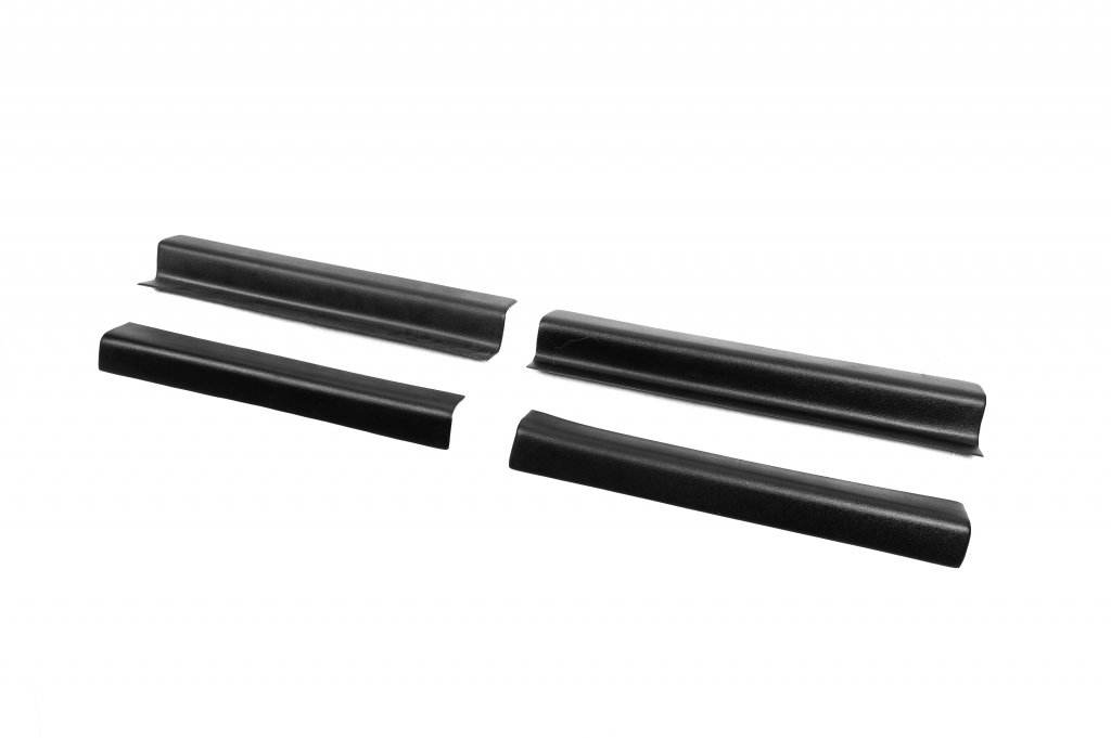 Pads for door sills EuroCap (4 pieces, ABS) for Volkswagen Caddy 2010-2015 - Reelken Auto
