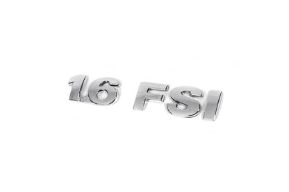 The inscription 1.6 FSI (original) for Volkswagen Golf 5 - Reelken Auto