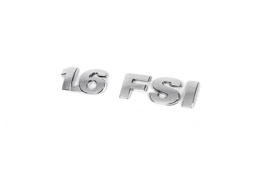 The inscription 1.6 FSI (original) for Volkswagen Golf 5 - Reelken Auto