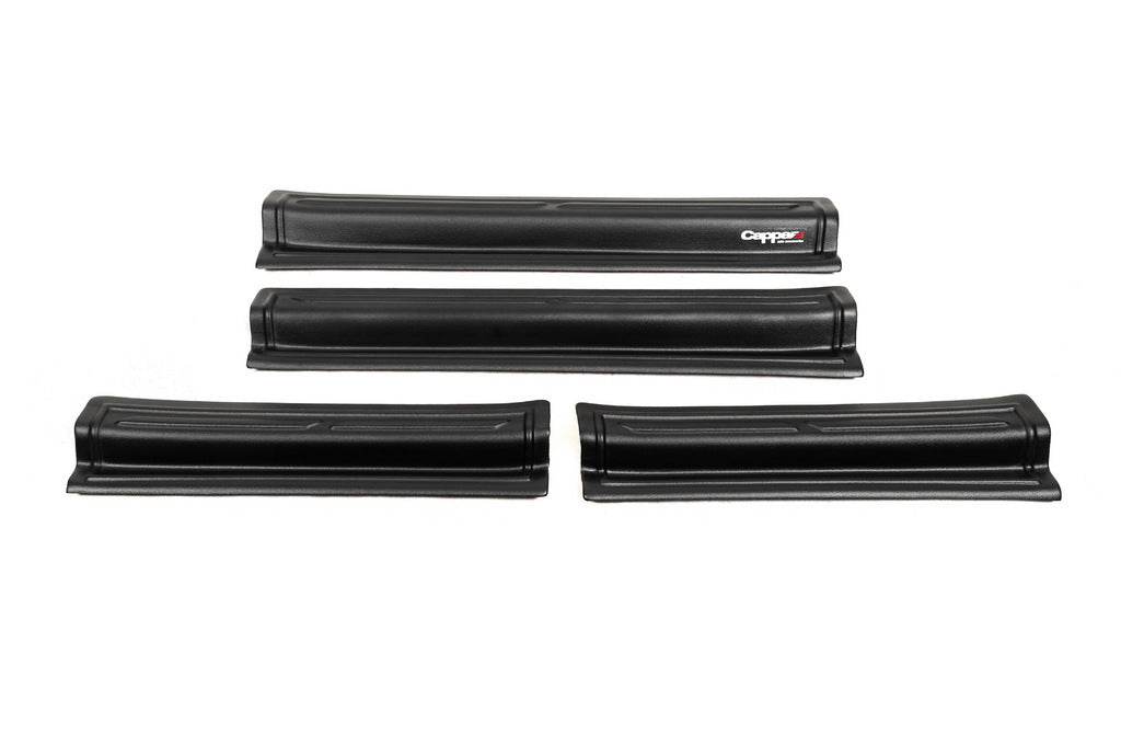 Door sills EuroCap (4 pcs, ABS) for Volkswagen Amarok 2010-2022 - Reelken Auto