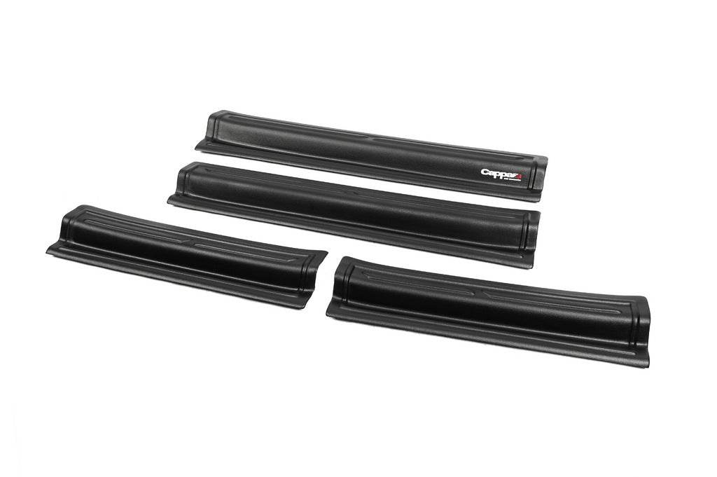 Door sills EuroCap (4 pcs, ABS) for Volkswagen Amarok 2010-2022 - Reelken Auto