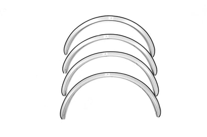 Fender flares (4 pcs, black) for Audi A6 C5 2001-2004 - image 6