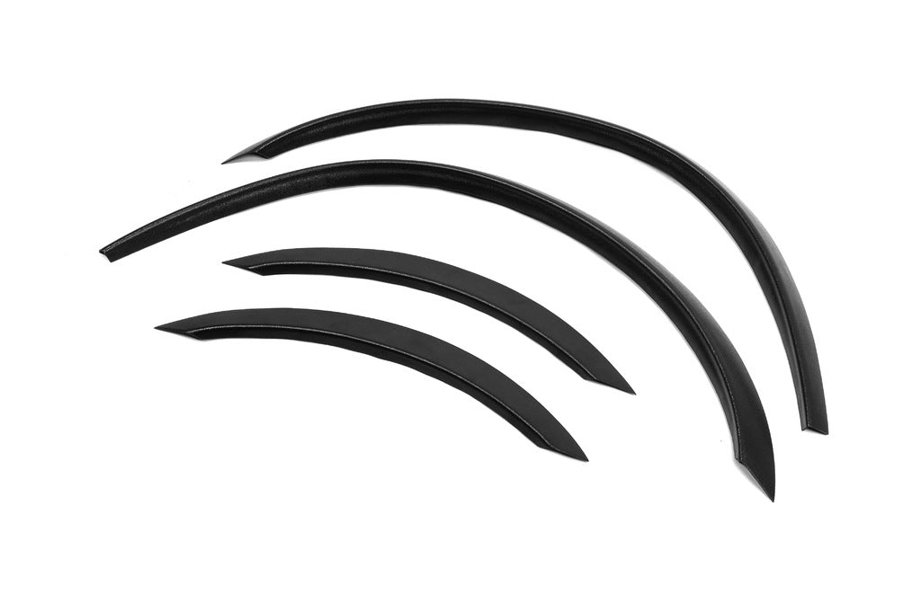 Fender Flares SD (4pcs, black, ABS plastic) for Mercedes C-class W203 2000-2007 - image 4