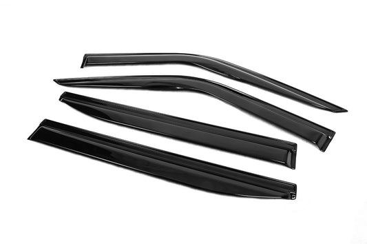 Window Deflectors (4 pcs, EuroCap) for Fiat Doblo II 2010-2022 - image 2