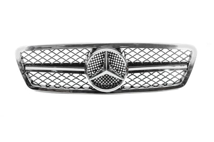 AMG front grille for Mercedes C-class W203 2000-2007 - image 2