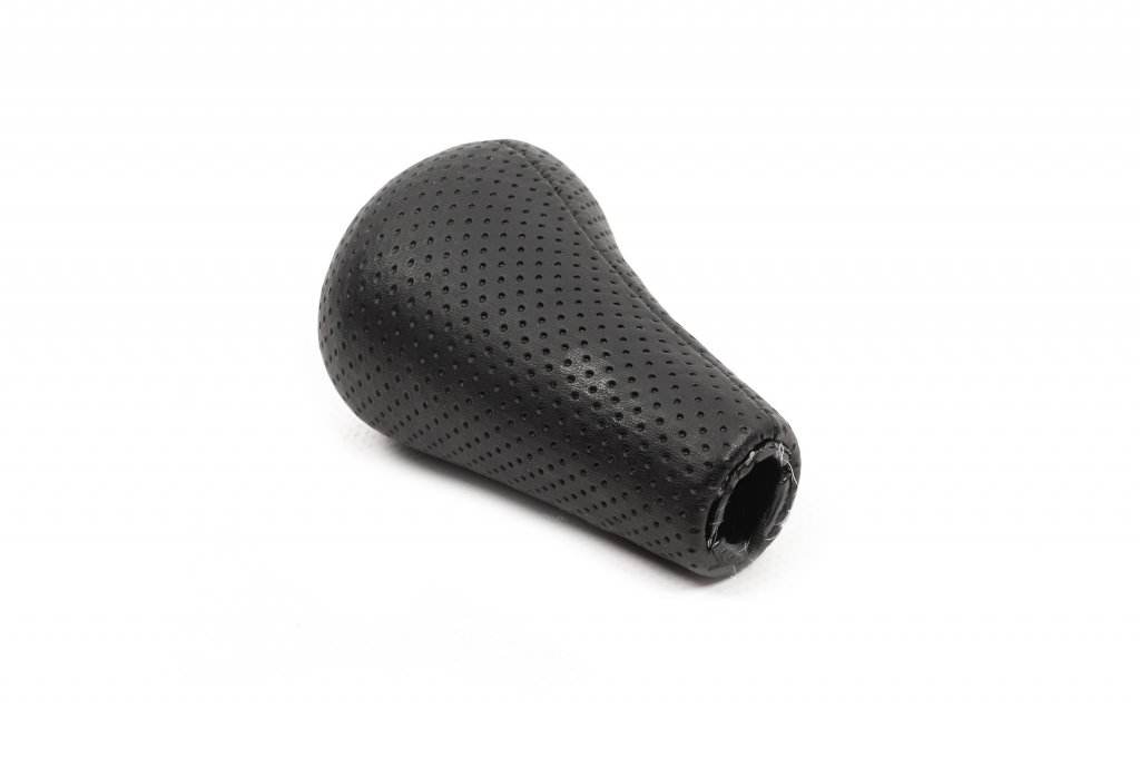 Gear knob OEM (leatherette, black perforation) for BMW 3 series E-30 1982-1994 - Reelken Auto