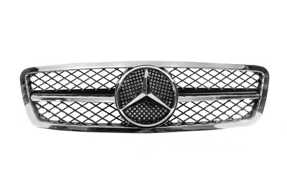 AMG Front Grille for Mercedes C-class W203 2000-2007 - image 4